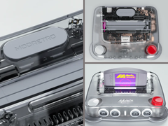 ModRetros M64 Translucent FPGA retrokonsol på bild