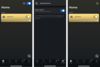 Du kan nu dölja Home on/off-knappen i Philips Hue-appen (skärmdumpar ovan). (Bildkälla: Philips Hue)