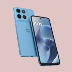 Moto G17 Power i Pantone Alaskan Blue färgskala (Bildkälla: Motorola)