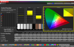 Kalibrerad med CalMAN ColorChecker