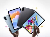 Redmi Pad 2 (på bilden) har upp till 8 GB RAM och ett batteri på 9 000 mAh.