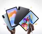 Redmi Pad 2 (på bilden) har upp till 8 GB RAM och ett batteri på 9 000 mAh.