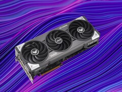 RX 9060 XT/RX 9070 GRE kan endast vara tillgängliga från AIBs som Asus TUF RX 9070 på bilden här. (Bildkälla: Asus, Unsplash, redigerad)