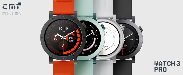 CMF Watch 3 Pro finns tillgänglig i fyra färger.