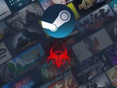 Steam-banner med logotyp för skadlig kod visas