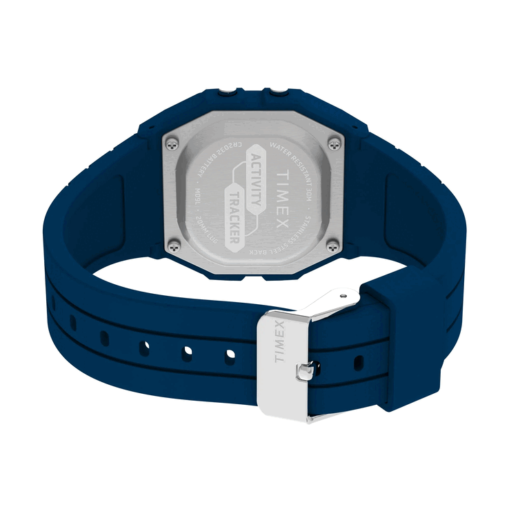 Klockan Timex TW5M55700JQ levereras med ett silikonarmband