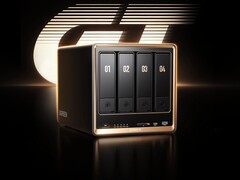 Den nya Ugreen DXP4800 GT NAS har fyra hårddiskfack