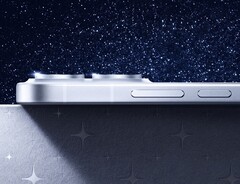 Vivo S60 har en platt metallram.