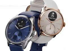 Withings ScanWatch 2 i de nya färgalternativen Blue och Silver. (Bildkälla: Withings)