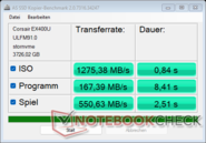 AS SSD - EX400U på Razer Blade 16 USB
