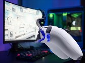 Konstnärlig representation av DualSense adaptiva triggers som arbetar med PC (redigerad).