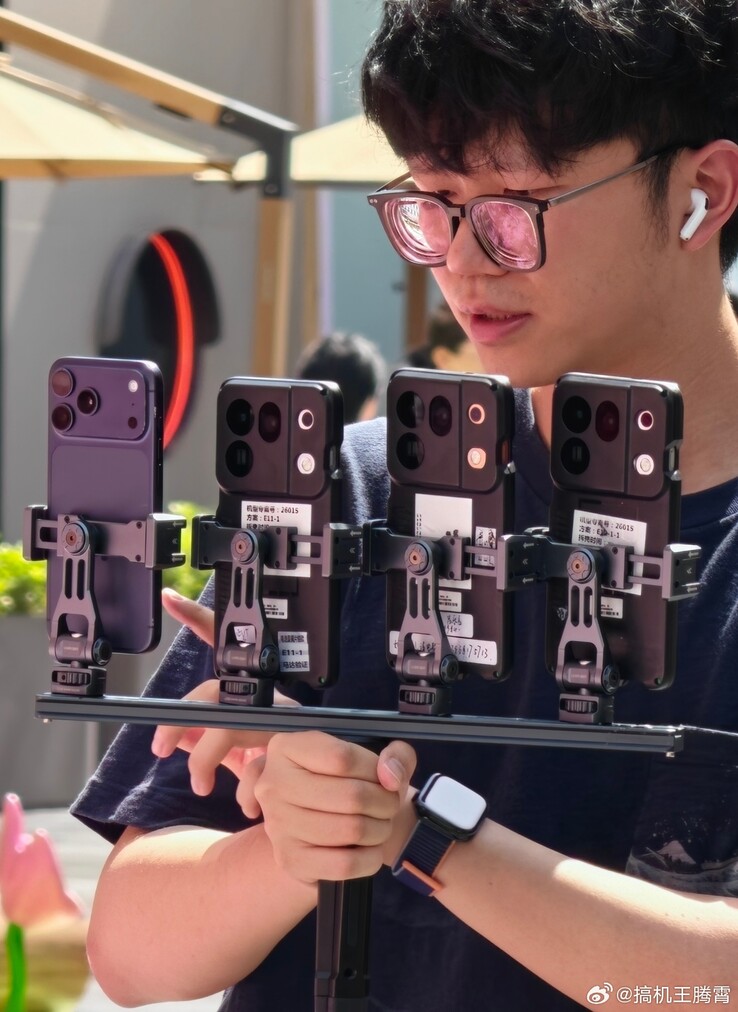 Påstådda spionbilder av Oppo Find X10-serien.