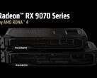 AMD Radeon RX 9070 XT och RX 9070 RDNA 4 GPU:er får en fullständig prestandaavslöjande. (Bildkälla: AMD)