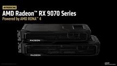 AMD Radeon RX 9070 XT och RX 9070 RDNA 4 GPU:er får en fullständig prestandaavslöjande. (Bildkälla: AMD)