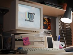 Den förbyggda speldatorn Maingear Retro95 på en stationär dator (Bildkälla: Maingear PR)