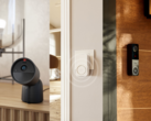Från vänster till höger (på bilden): Philips Hue Secure 2K trådbunden kamera, Hue Smart Chime och Hue Secure trådbunden videodörrklocka. (Bildkälla: Philips - Redigerad)