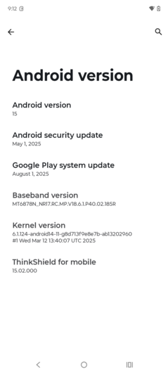Programvara på Motorola Moto G86 Power