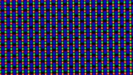 OLED-panel med subpixelstruktur