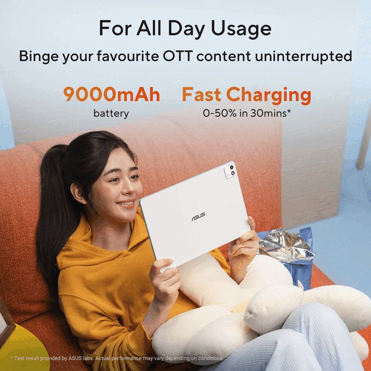 Pad T3201 har ett batteri på hela 9 000 mAh