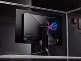 ROG Swift OLED PG32UCDM Gen3 från baksidan.