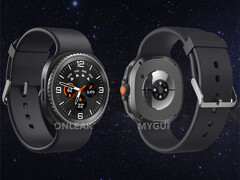 Galaxy Watch8 Classic kombinerar designen från Galaxy Watch6 Classic och Galaxy Watch Ultra i en och samma enhet. (Bildkälla: OnLeaks & SammyGuru)