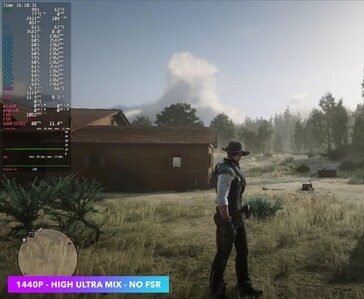 Red Dead Redemption 2 körs på Steam Machine i 1440p med inställningarna ”High” och ”Ultra”