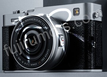 Fujifilm X-E5 i silver. (Bildkälla: Fuji Rumors)