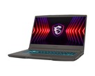 MSI Thin 15 gaming laptop med bakgrundsbelyst tangentbord och dragon shield-logotyp. (Bildkälla: MSI)