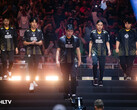 MongolZ-laguppställningen (bilden) vid öppningsceremonin för den pågående Blast Major i Austin. (Bildkälla: HLTV)