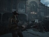 Skärmdump från spelet The Sinking City 2 som visar huvudpersonen Calvin Rafferty.