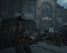Skärmdump från spelet The Sinking City 2 som visar huvudpersonen Calvin Rafferty.
