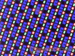 Skarpa OLED-subpixlar med minimal kornighet