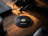En Xbox-skiva som visas på skrivbordet