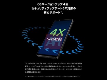 Läckta marknadsföringsbilder för Xperia 1 VII visar 4 OS-uppdateringar och 6 år av säkerhetsuppdateringar. (Bildkälla: Android Headlines)