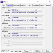 CPU-Z Cache