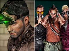 Sam Fisher från Splinter Cell: Blacklist (till vänster) och skurkarna i Far Cry-serien.