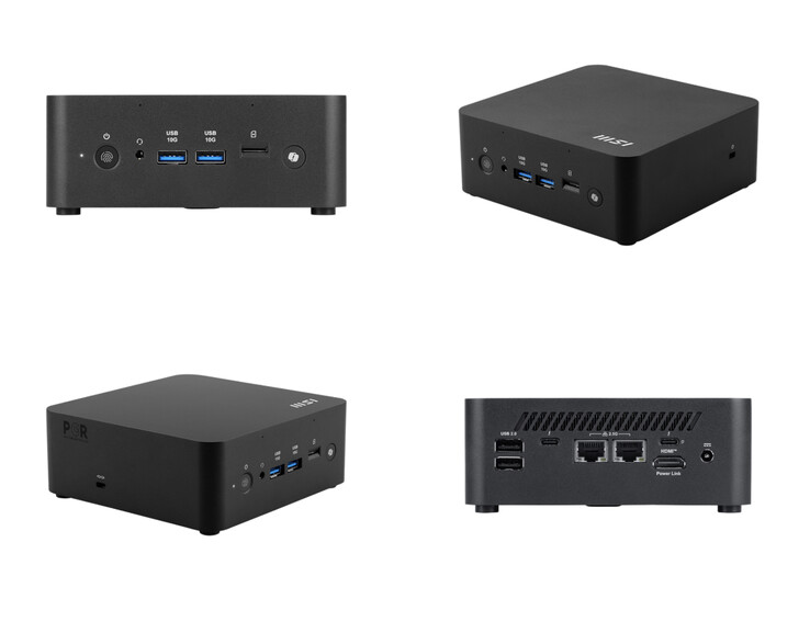 MSI Cubi mini PC har en rejäl uppsättning I/O-alternativ. (Bildkälla: MSI)