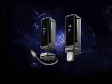 EcoFlows Rapid Pro X Magnetic Block-tillbehör fästs på pogo-pinnarna på undersidan av powerbanken. (Bildkälla: EcoFlow)