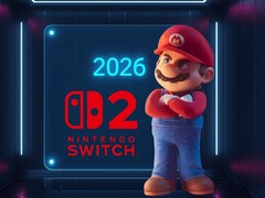 En 3D Mario som tittar på en Switch 2-kalender 2026 (Bildkälla: Nintendo of America med ändringar)