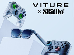 Viture och 8BitDo har släppt nya genomskinliga versioner av 8BitDo Ultimate 2C-kontrollen. (Bildkälla: Viture)