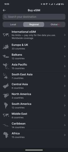 ... och regionala erbjudanden.