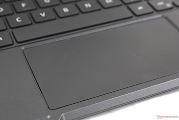 Multi-touch-ingångar är svåra att utföra på den smala klickplattan