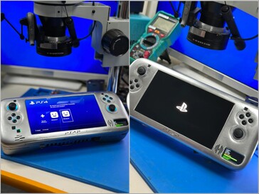 PS4 Handheld V2:s startskärm.
