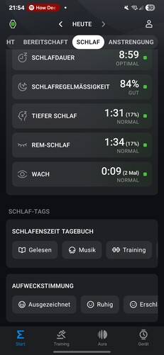 Amazfit Active2 Sömn