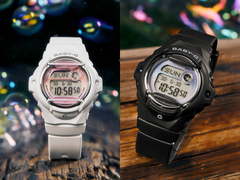 Från höger till vänster: Casio BG-169GD-1 och BG-169GD-7