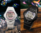 Från höger till vänster: Casio BG-169GD-1 och BG-169GD-7