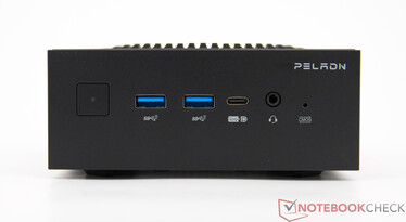 Peladn HO5 - Anslutningar på frontpanelen