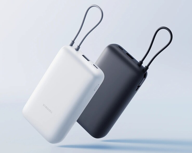 Xiaomi Power Bank 20000 (integrerad kabel) globalt. (Bildkälla: Xiaomi)
