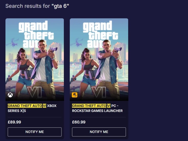 Påstådd europeisk prissättning för GTA 6 på konsol och PC via Loaded storefront.