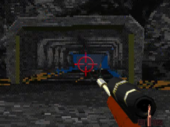 En skärmdump av det påstådda filmklippet från SNES-porten av GoldenEye 007